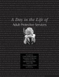 A Day in the Life of Adult Protective Services - Final Report ... - CWDA