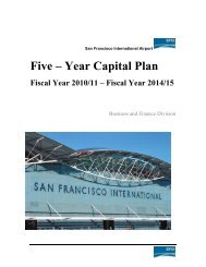 Five â Year Capital Plan - San Francisco International Airport