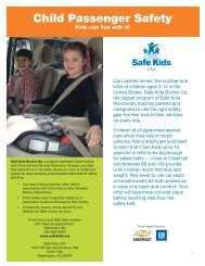 Child Passenger Safety - Safe Kids Worldwide