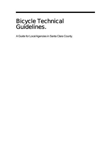 Bicycle Technical Guidelines - VTA