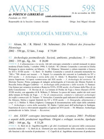 ArqueologÃ­a medieval 56 - PÃ³rtico librerÃ­as