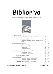 Biblioriva 39 - Comune di Riva del Garda