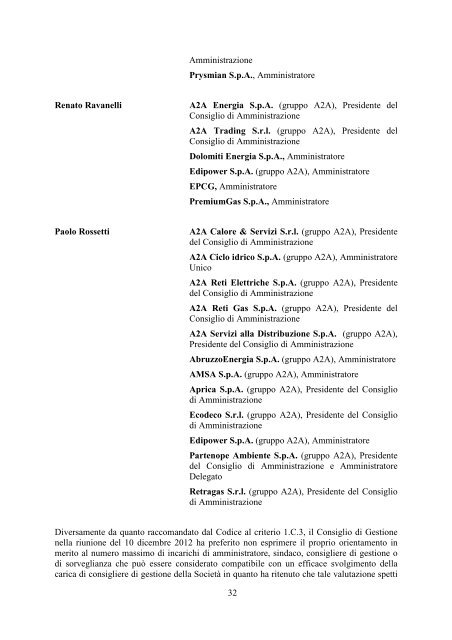 Relazione di corporate governance - A2A