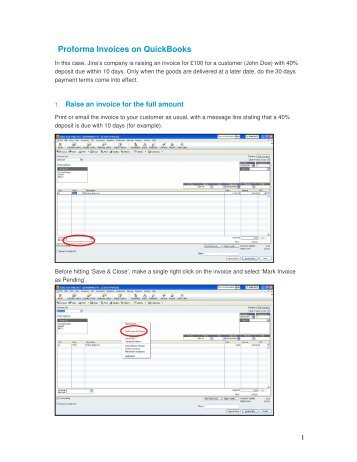 proforma products