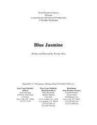 Blue Jasmine Press Kit - Sony Pictures Classics