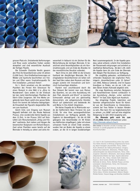 NEW CERAMICS - Neue Keramik