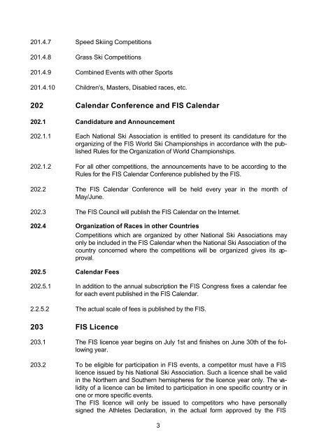 FIS telemark comp rules