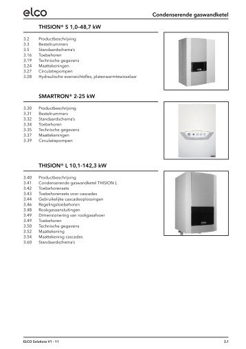 Condenserende gaswandketel THISIONÂ® S 1,0â€“48,7 kW - Elco