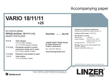 VARIO 18/11/11 - Linzer Agro Trade