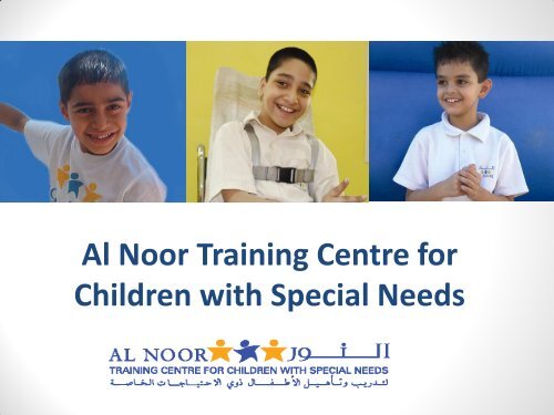 Desk Calendar 2014 - Al Noor Training Centre for Children with ...