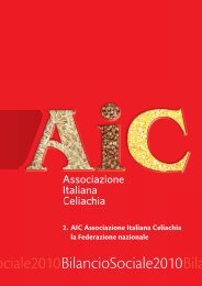 BILANCIO AIC-INT OK.indd - Associazione Italiana Celiachia