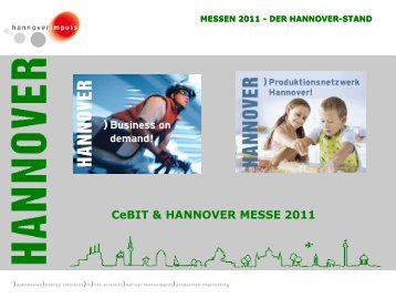 CeBIT & HANNOVER MESSE 2011 - hannoverimpuls