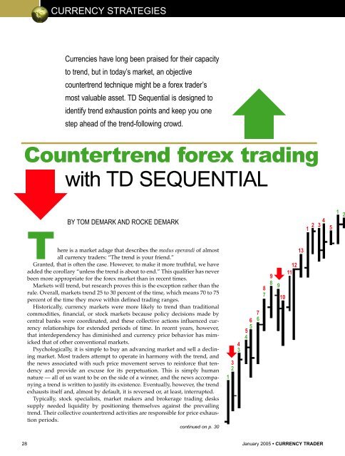 Countertrend Forex Trading With Td Sequential Forex St!   rategies - 