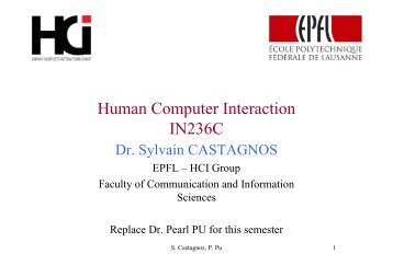 Information - HCI - EPFL