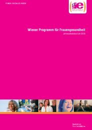 Jahresbericht 2006 - Frauengesundheit-Wien