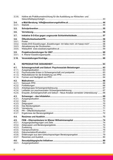 Jahresbericht 2006 - Frauengesundheit-Wien