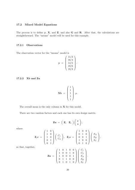 Prediction Theory 1 Introduction 2 General Linear Mixed Model