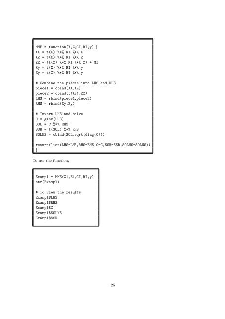 Prediction Theory 1 Introduction 2 General Linear Mixed Model