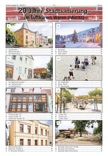 WWB Sonderausgabe - Waren