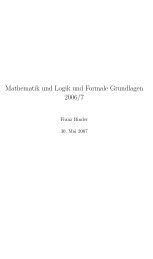 Formale Sprachen und Automaten