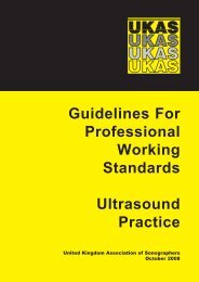 Guidelines For Professional Working Standards Ultrasound Practice