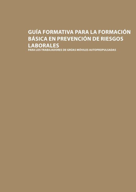 PrevenciÃ³n - manual de grÃºas - TCM-UGT