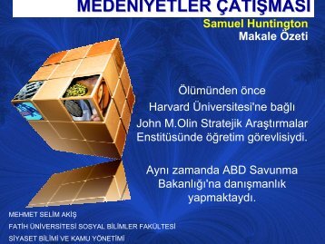 ozet-medeniyetler-catismasi