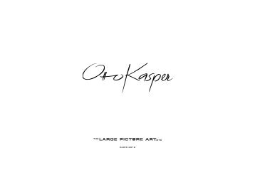 Otto Kasper The Large Picture Artists, Katalog Paris 2012