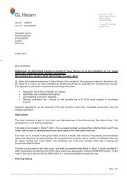 Web Document Application: Covering letter 2013-05-04 - Southwark ...