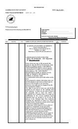 Bid Requisition - Alabama State Port Authority