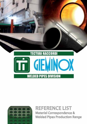 Gieminox reference list - Tectubi Raccordi