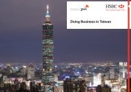 HSBC Doing business in Taiwan