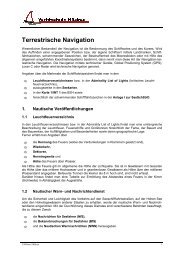 Terrestrische Navigation - Yachtschule HÃƒÂ¼sken