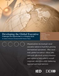 Developing the Global Executive - Development Dimensions ...