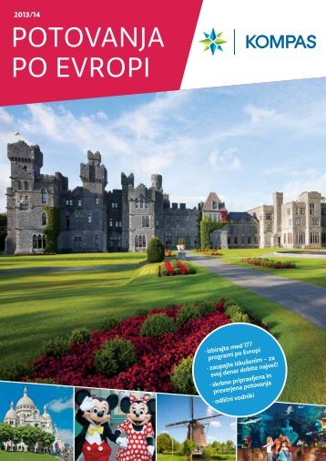 Katalog Potovanja po Evropi v pdf obliki - Kompas