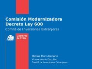 ComisiÃ³n Modernizadora Decreto Ley 600 - Amcham Chile