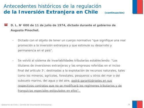 ComisiÃ³n Modernizadora Decreto Ley 600 - Amcham Chile