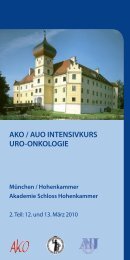 AKO / AUO INTENSIVKURS URO-ONKOLOGIE