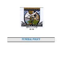 Funeral Policy Edited Draft - Intsika Yethu Municipality