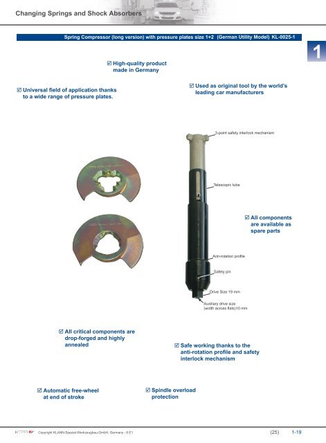 Changing Springs and Shock Absorbers