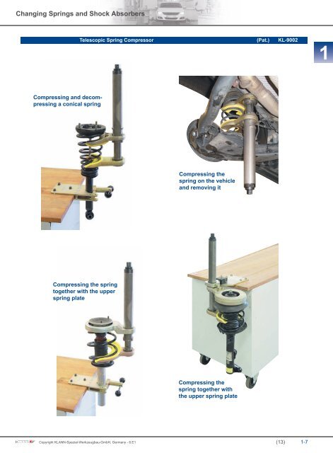 Changing Springs and Shock Absorbers