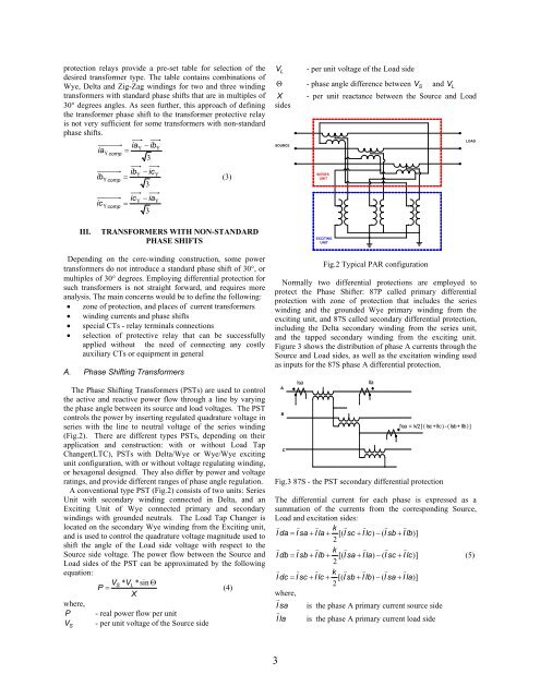 Differential Protection for Power Transformers With Non-Standard ...