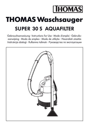 THOMAS Waschsauger SUPER 30 S AQUAFILTER - Robert Thomas