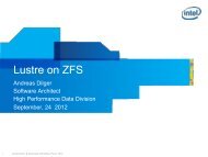 Lustre on ZFS - EOFS