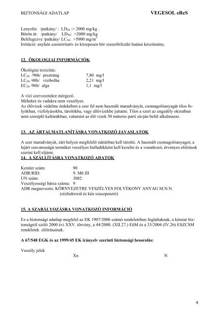 VEGESOL eReS - Agro Multisector Kft.