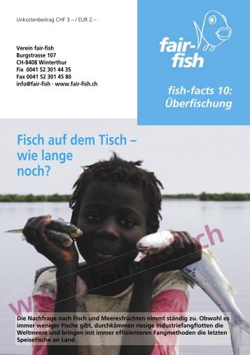 Fisch auf dem Tisch â wie lange noch? - Umweltbildung Berlin