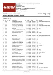 Categorias 6 e 10 km - Sistime