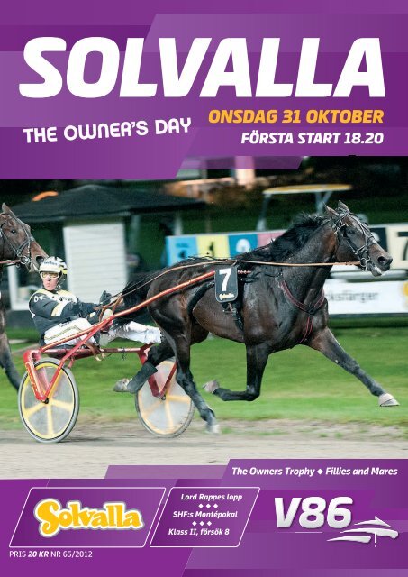 31 oktober - Solvalla