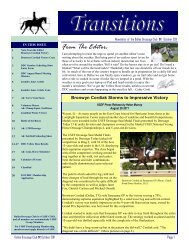 IN THIS ISSUE - Dallas Dressage Club