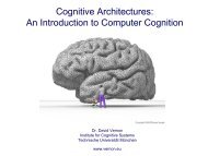 Artificial Cognitive Systems: An Introducation - David Vernon